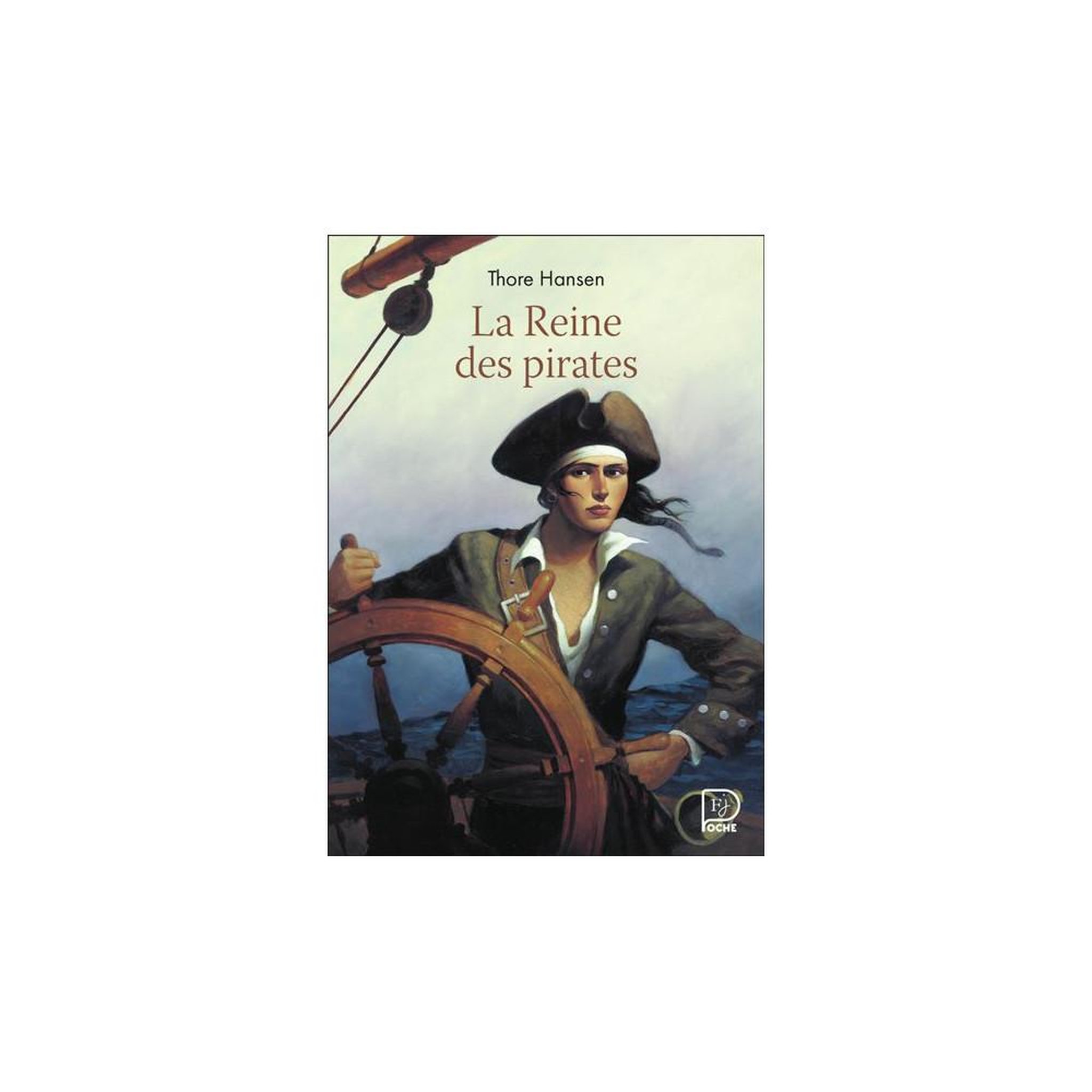 FLAMMARION Livre poche La Reine des pirates de Thore Hansen, roman d'aventure 9-12 ans