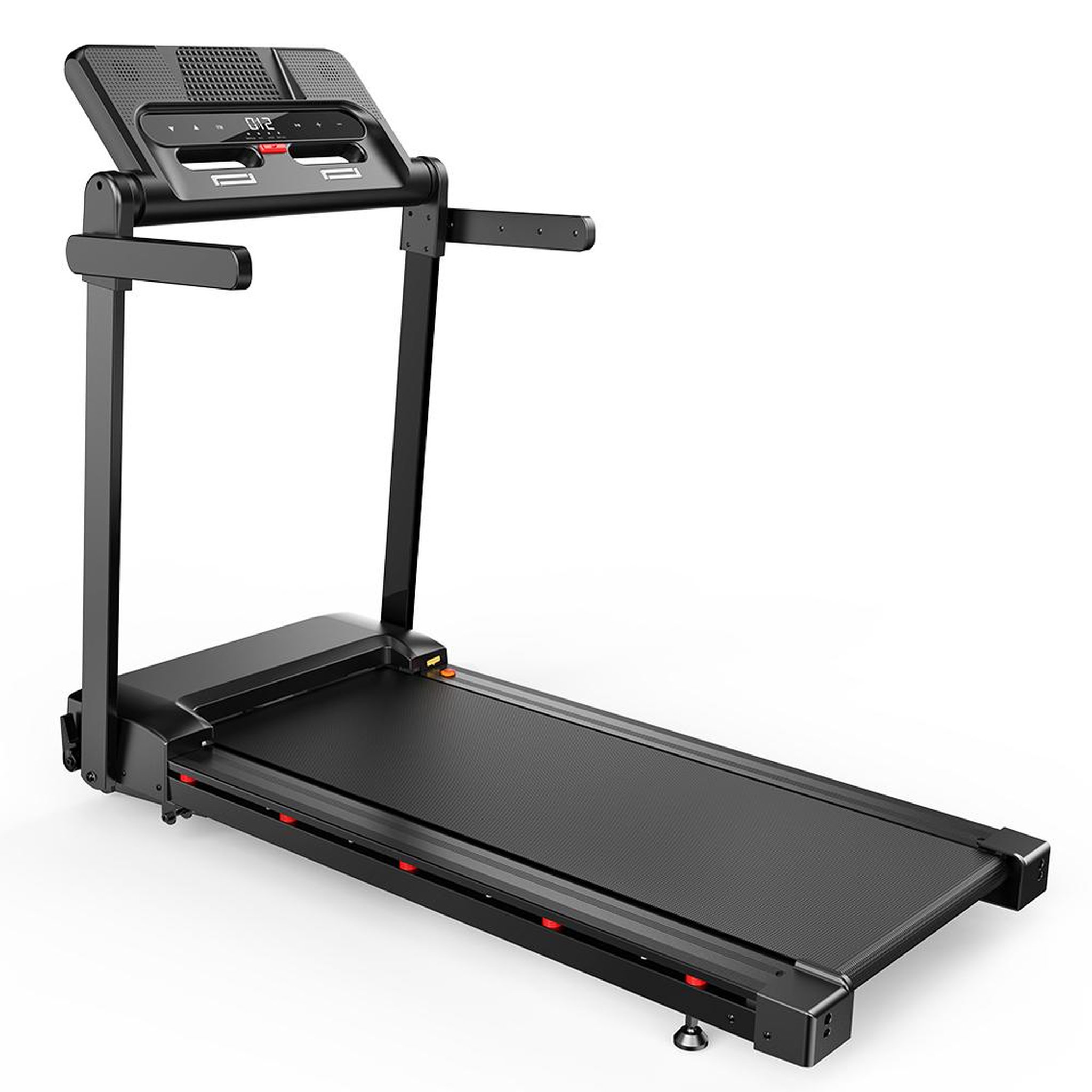 FORMILL Tapis de course pliable ft-54, 3 cv, 14 km/h, inclinaison 15°, application bluetooth et audio