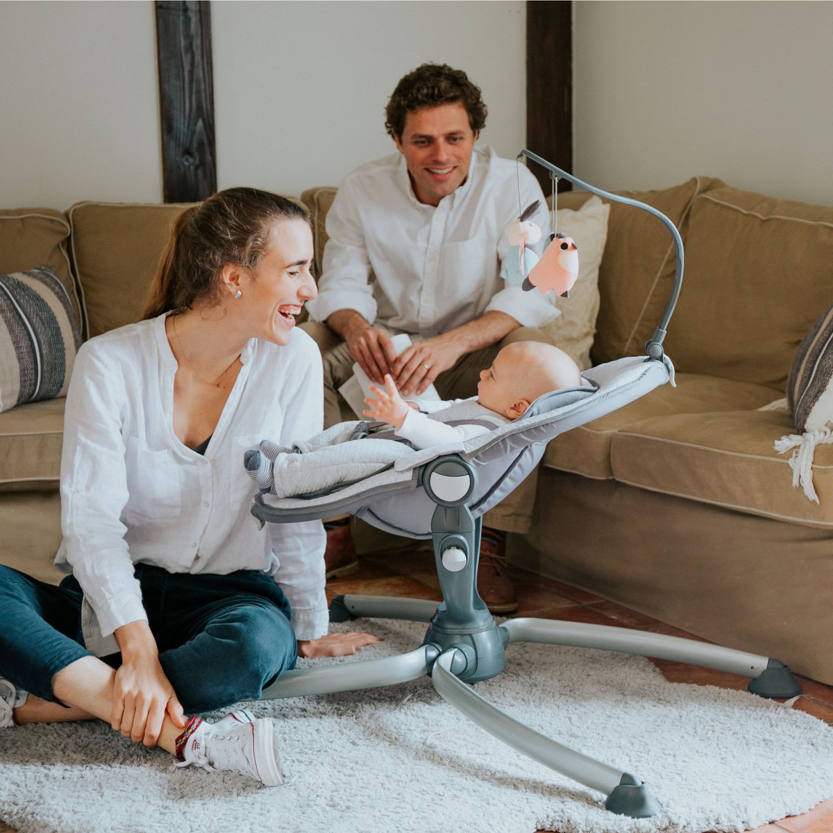 BABYMOOV Transat en hauteur pliable Swoon Up Graphik  