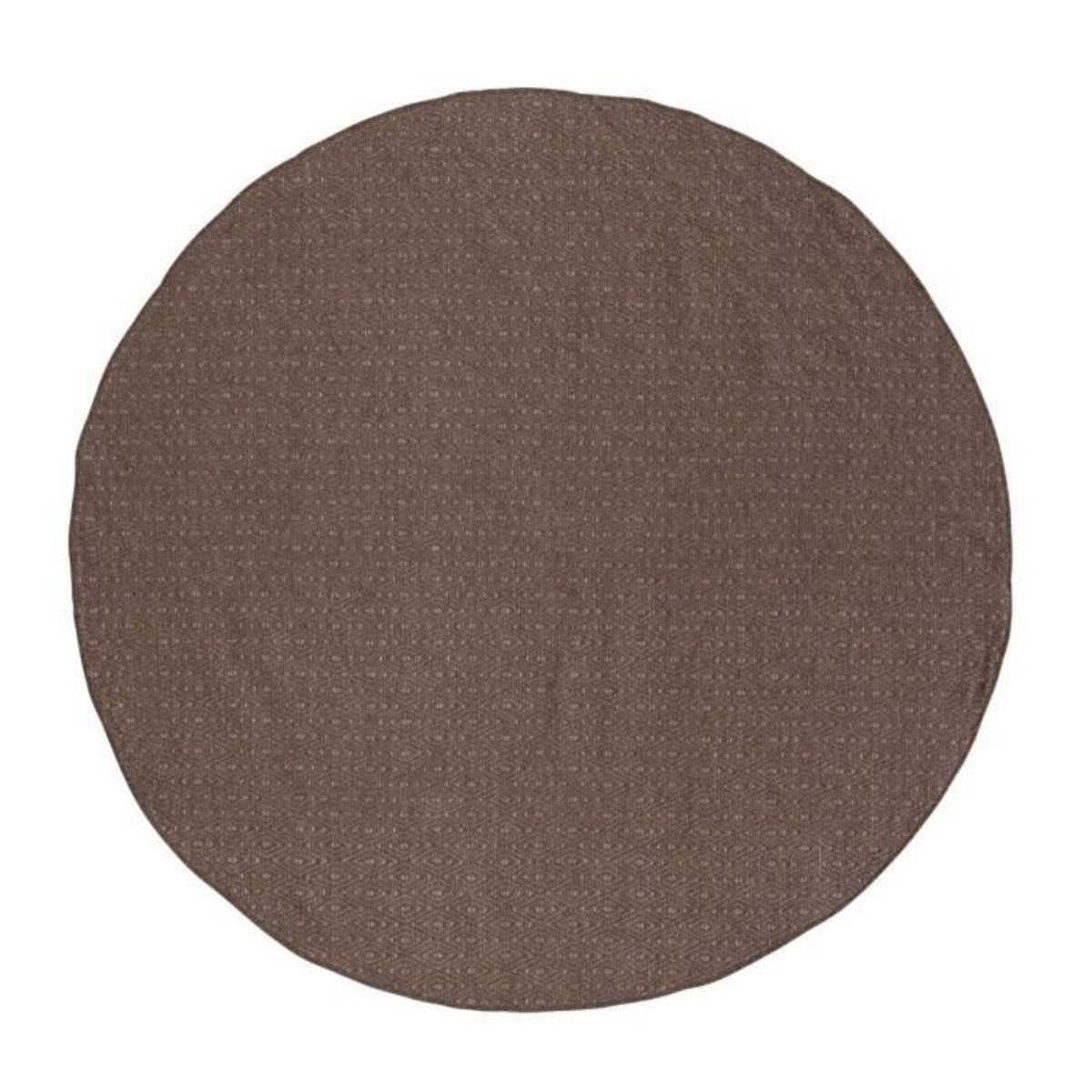 Paris Prix Tapis Rond  Julana  200cm Marron