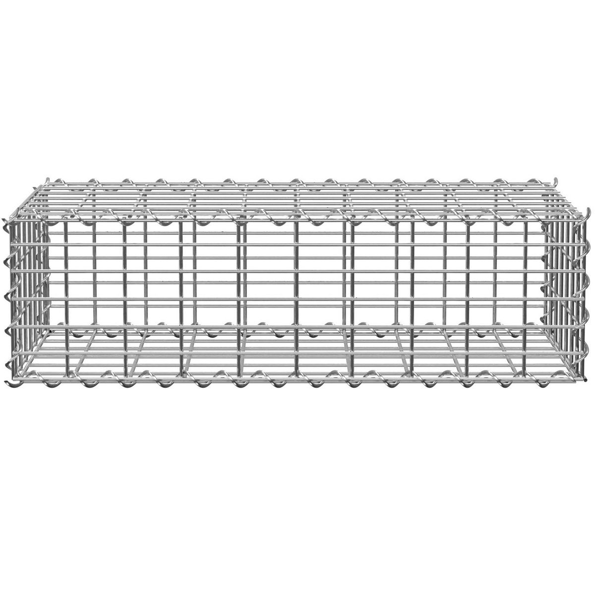 tectake Gabion rectangulaire gris 100 x 30 x 30 cm