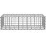 Voir la diapositive 4 : tectake Gabion rectangulaire gris 100 x 30 x 30 cm