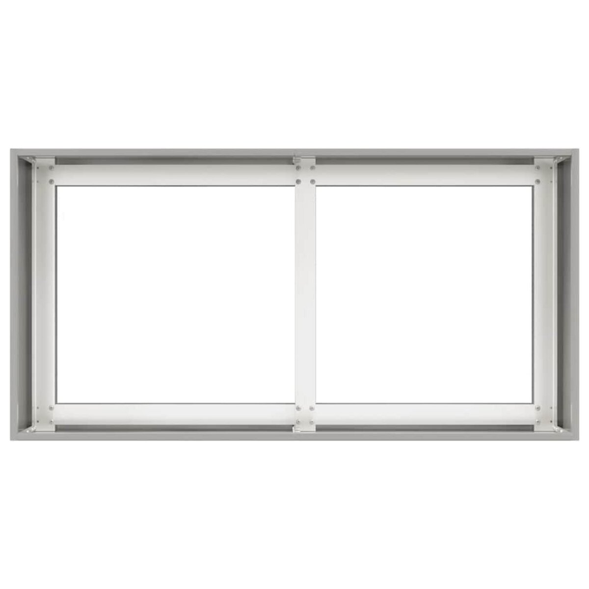 VIDAXL Jardiniere 80x40x40 cm acier inoxydable