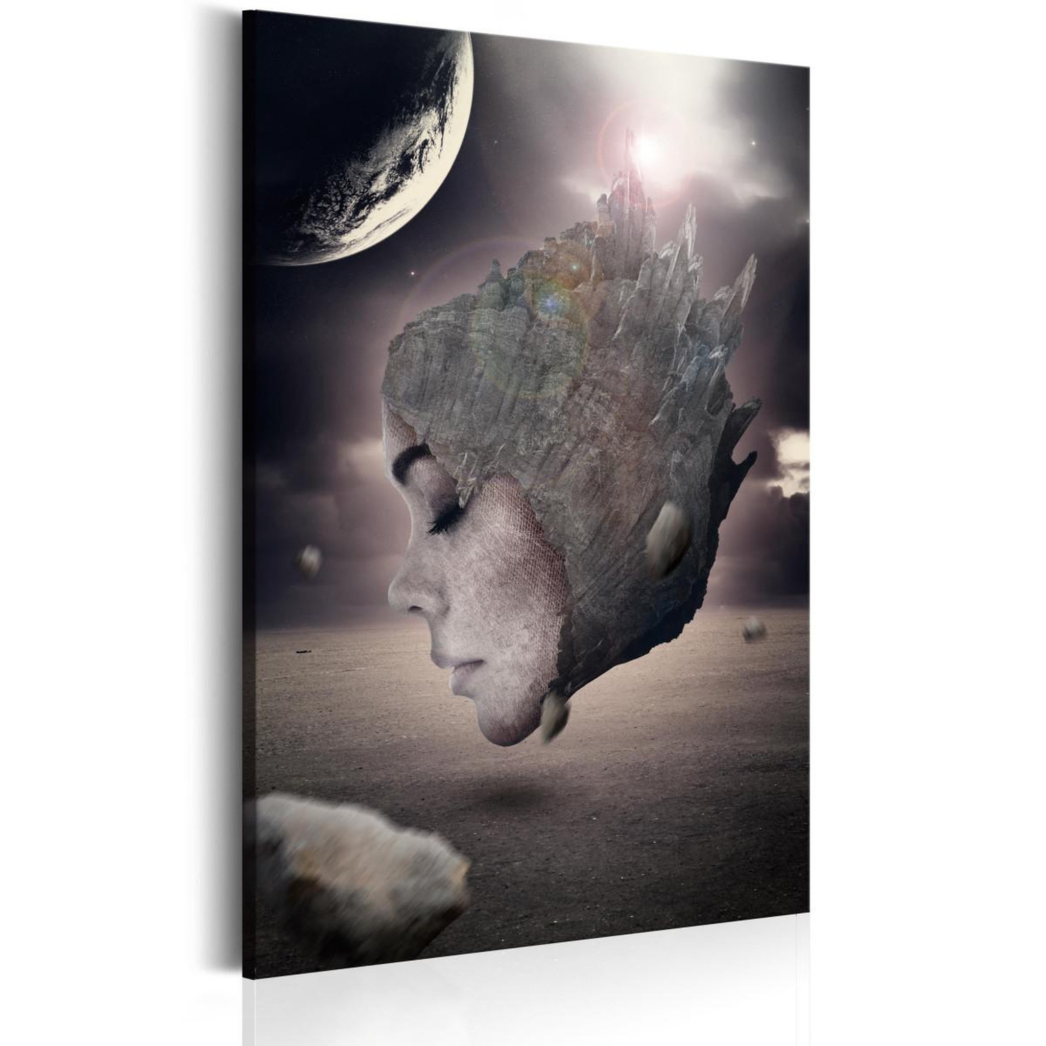 Paris Prix Tableau imprimé  galactic princess. Coloris disponibles : Multicolore