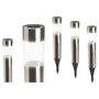 Voir la diapositive 4 : Inkazen Lot de 4 bornes tube solaire Gris