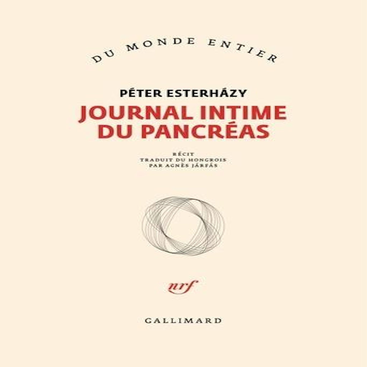 JOURNAL INTIME DU PANCREAS, Esterhàzy Péter
