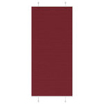 VIDAXL Store plisse rouge bordeaux 95x200 cm largeur du tissu 94,4 cm