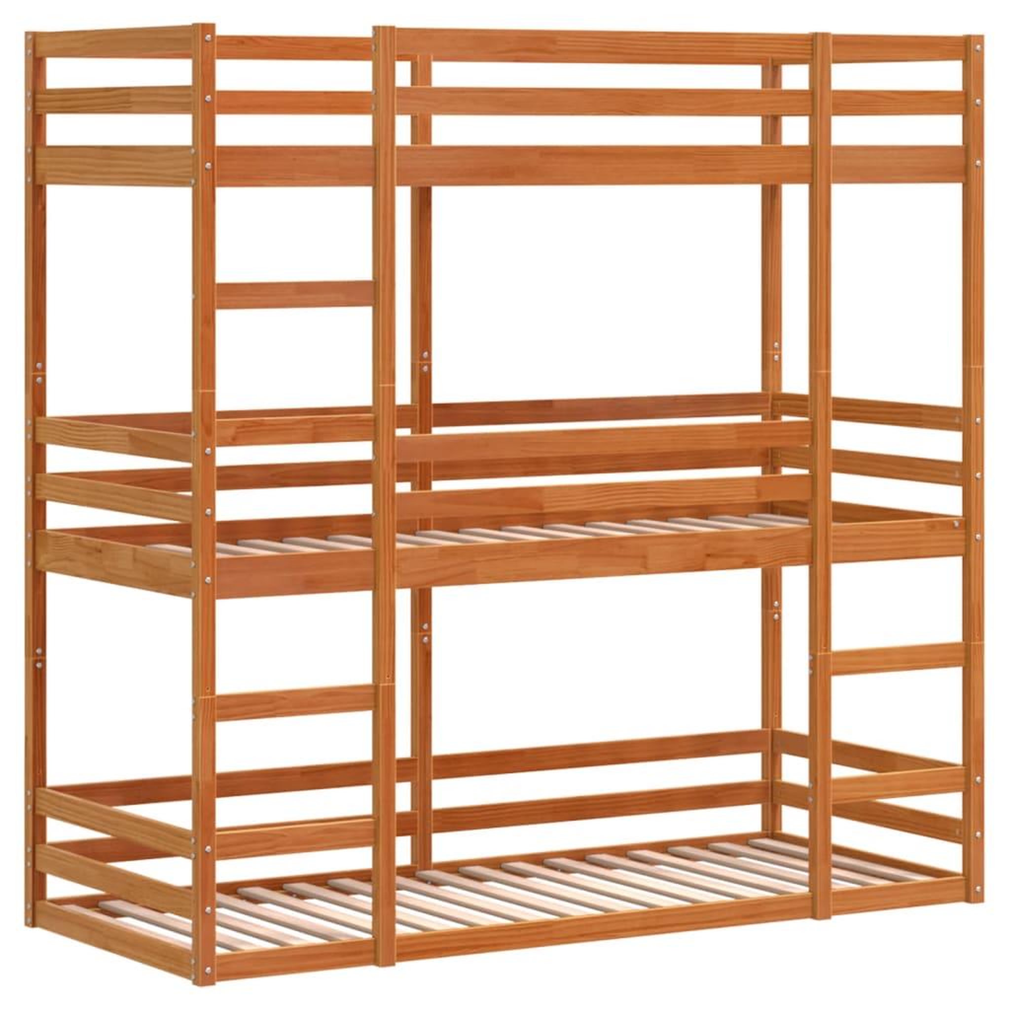Voir la diapositive 3 : VIDAXL Lit superpose triple sans matelas 75x190 cm bois de pin massif
