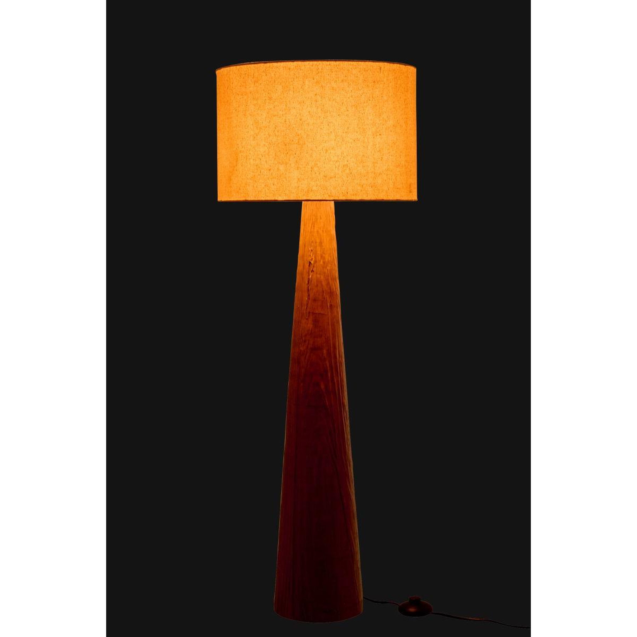 Voir la diapositive 4 : J-LINE Lampadaire en Céramique  Melina  102cm Marron