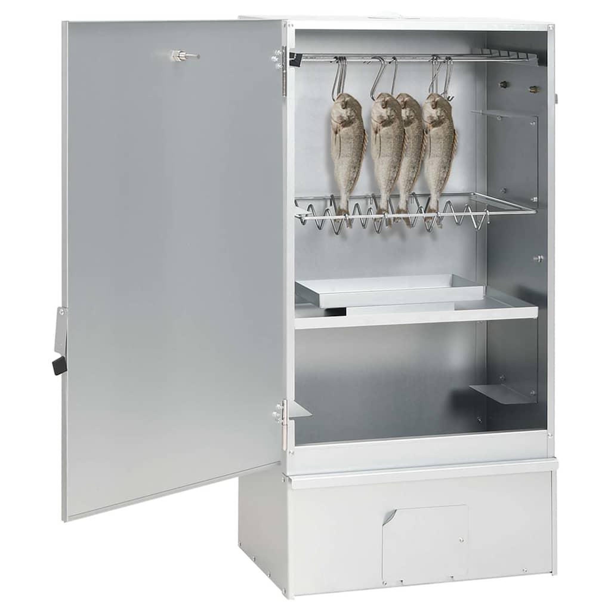 Voir la diapositive 2 : VIDAXL Fumoir a four a BBQ generateur de fumee froide acier galvanise