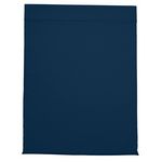 DODO Drap plat Partition Satin de coton Coloris Marine. Coloris disponibles : Bleu