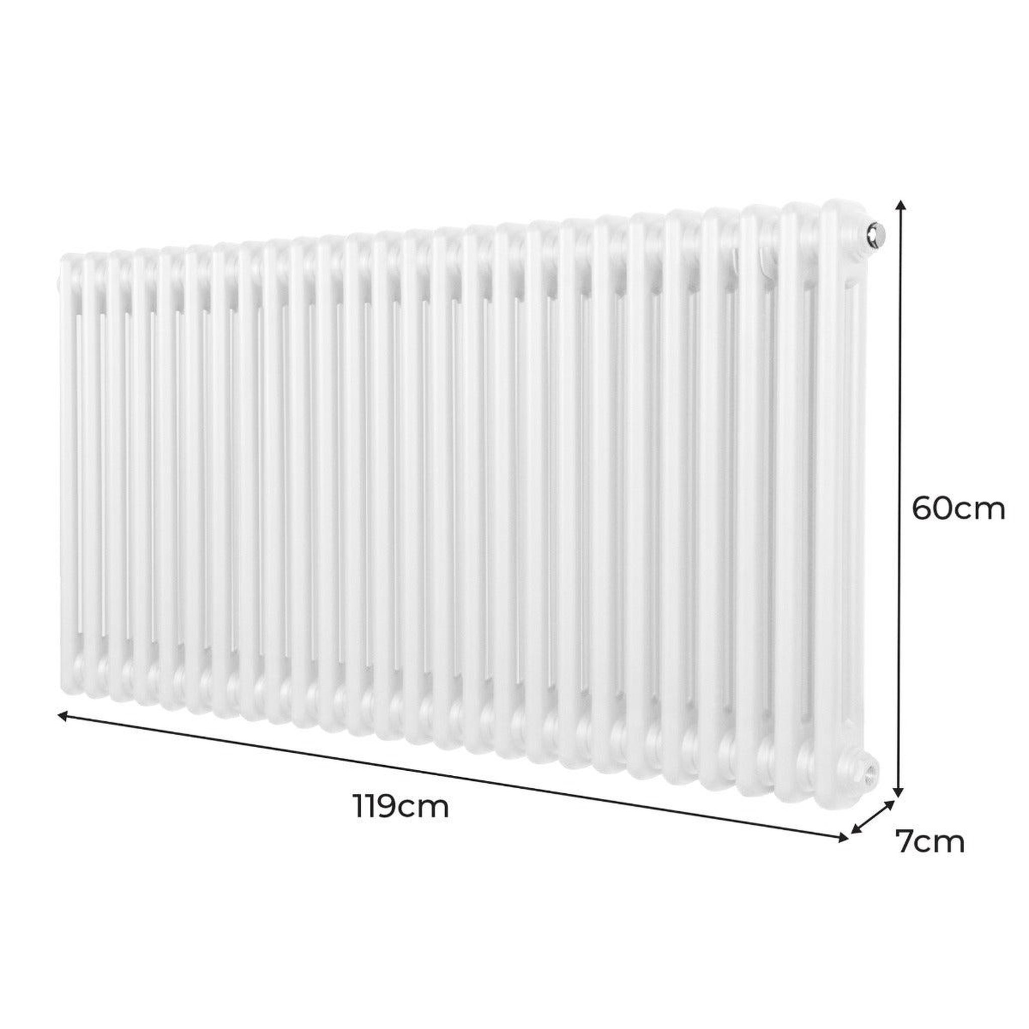 Voir la diapositive 5 : MONSTERSHOP Radiateur traditionnel à 2 colonnes – 600 x 1192 mm