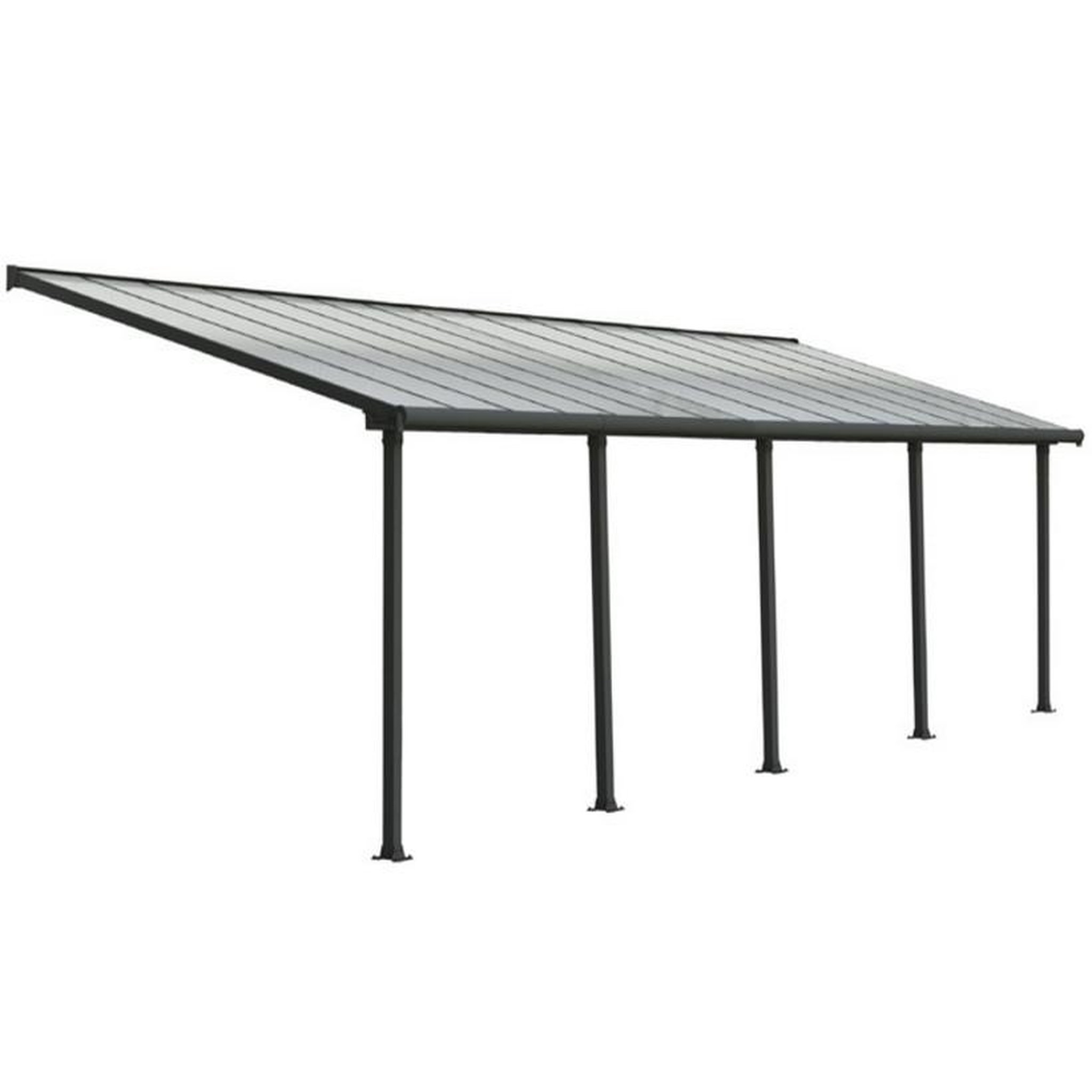 Palram Pergola 27.3m² gris anthracite - 704358