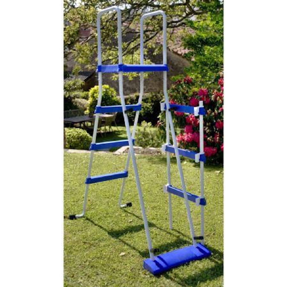 GRE Piscine hors sol acier ovale - Blanche - 9 20 x 5,05 x H 1,32 m - ATLANTIS