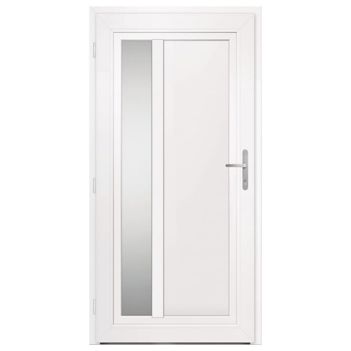 VIDAXL Porte d'entree Blanc 98x200 cm PVC