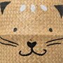 Voir la diapositive 2 : ATMOSPHERA Panier pliable en roseau Chat D35