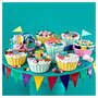 LEGO DOTS 41926 Kit Créatif de Fête avec Cupcakes, Décoration d'Anniversaire, Bricolage