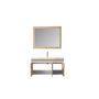 Voir la diapositive 6 : WILSA Ensemble de salle de bain bois et blanc 99 cm