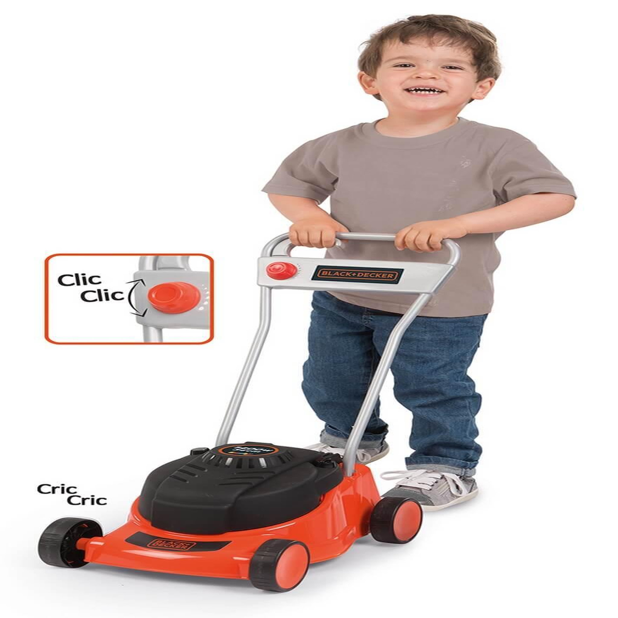 Voir la diapositive 2 : SMOBY Tondeuse Black + Decker