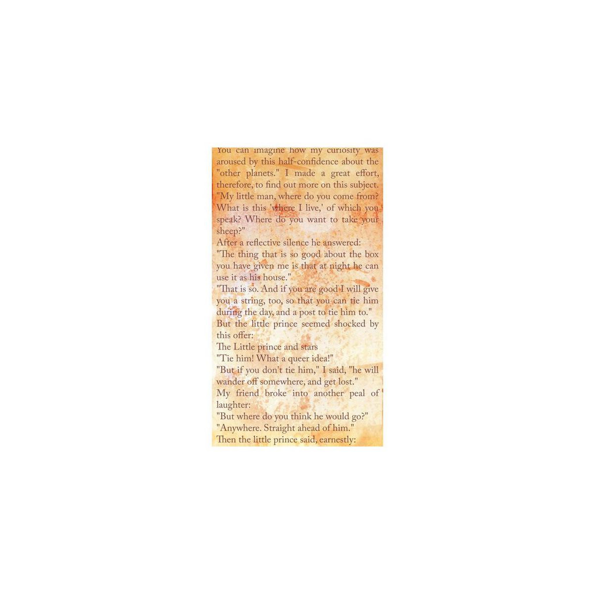 Voir la diapositive 2 : Paris Prix Papier peint  the little prince message of love  50x1000cm