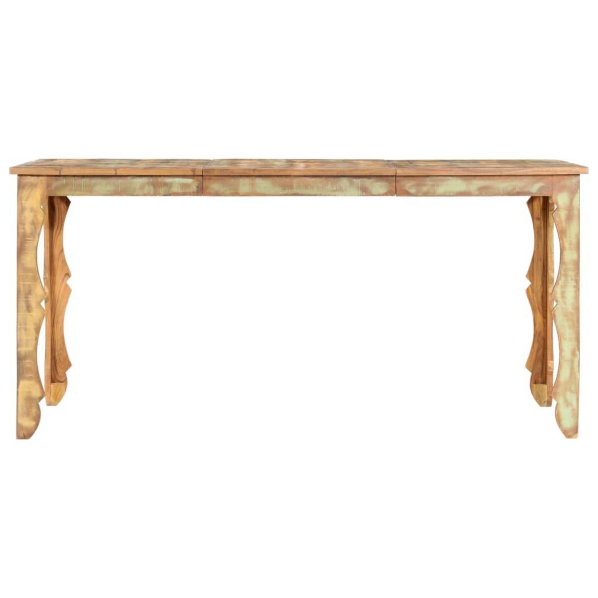 VIDAXL Table de salle a manger 160x80x76cm Bois de recuperation massif