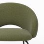 Voir la diapositive 6 : Rendez vous déco Chaise en tissu beige chiné et pieds noirs - Milly
