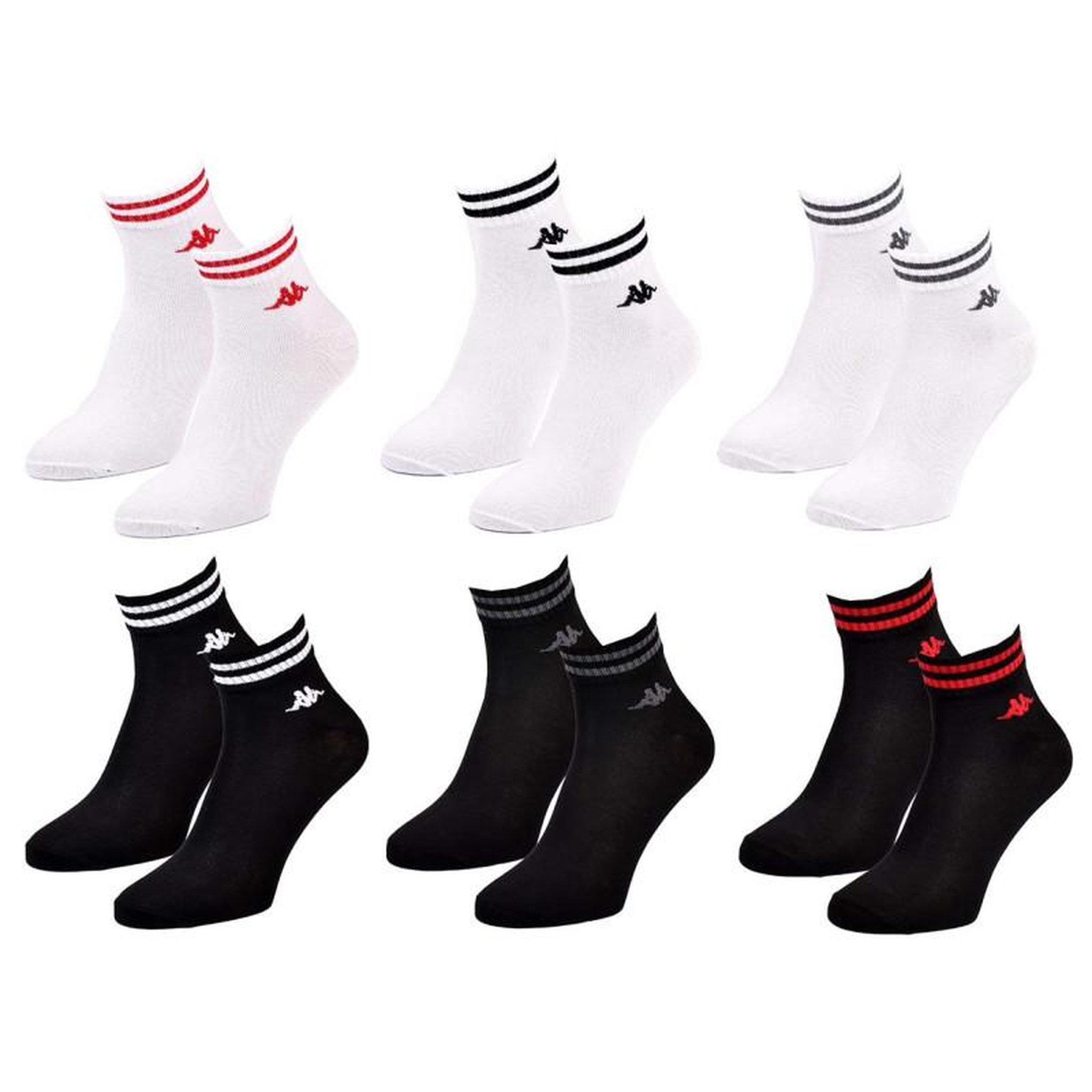 Voir la diapositive 2 : KAPPA Chaussettes KAPPA QUARTER