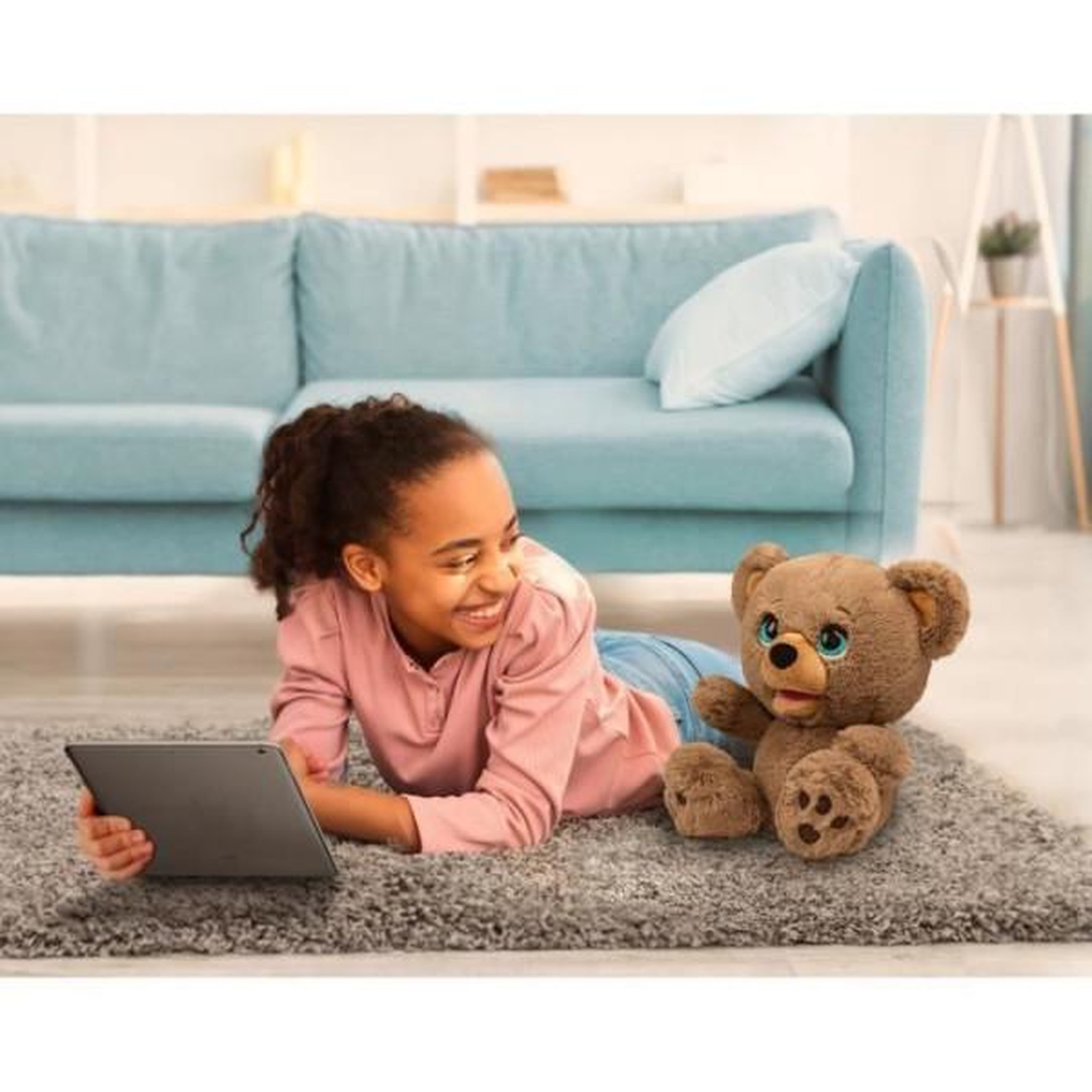Voir la diapositive 4 : Giochi Preziosi Peluche interactive - giochi preziosi - ours créateur d'histoires poe - a partir de 4 ans - lay00