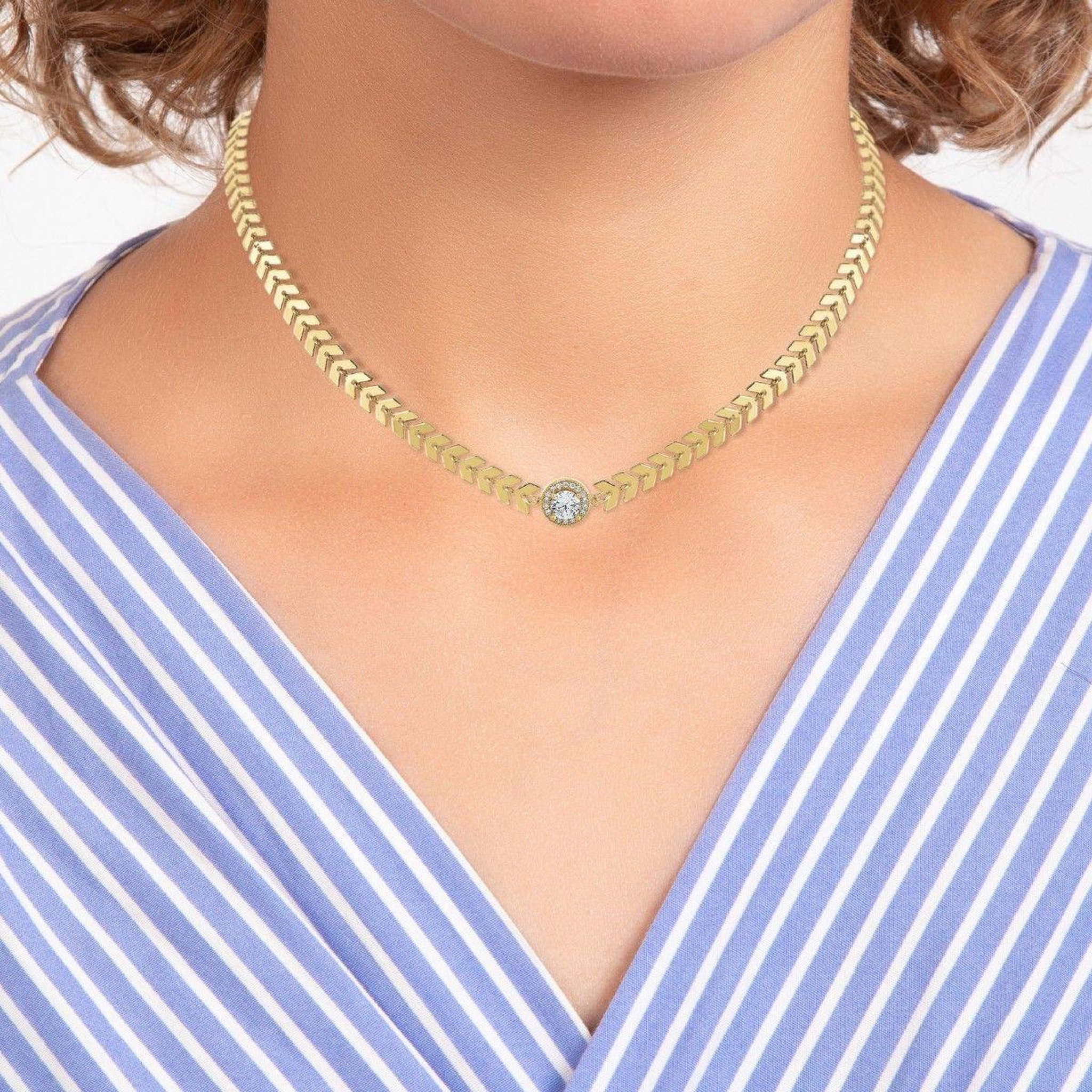 Voir la diapositive 2 : SC BOHEME Collier par SC Bohème orné de Zirconium