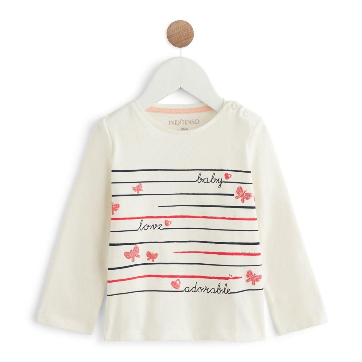 IN EXTENSO T-shirt manches longues bébé fille