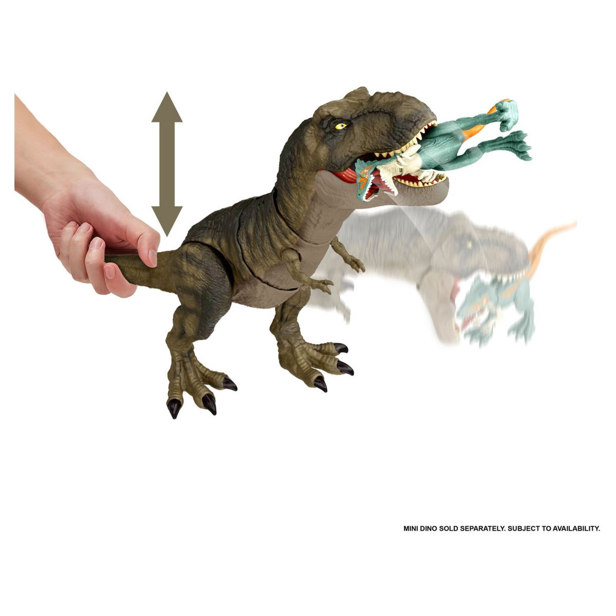 JURASSIC WORLD T rex morsure extrême Jurassic World