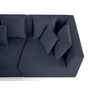 Voir la diapositive 5 : LISA DESIGN Amalfi - canapé modulable d'angle réversible - 5 places - en tissu