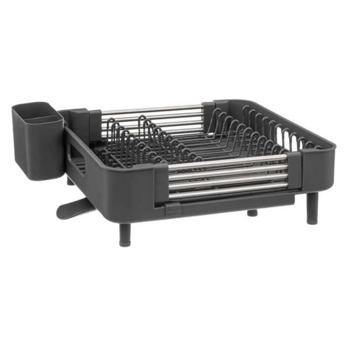 FIVE Égouttoir Extensible avec Plateau  Etira  50cm Gris