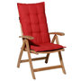Voir la diapositive 1 : MADISON Madison Coussin de chaise a dossier haut Panama 123x50 cm Rouge brique