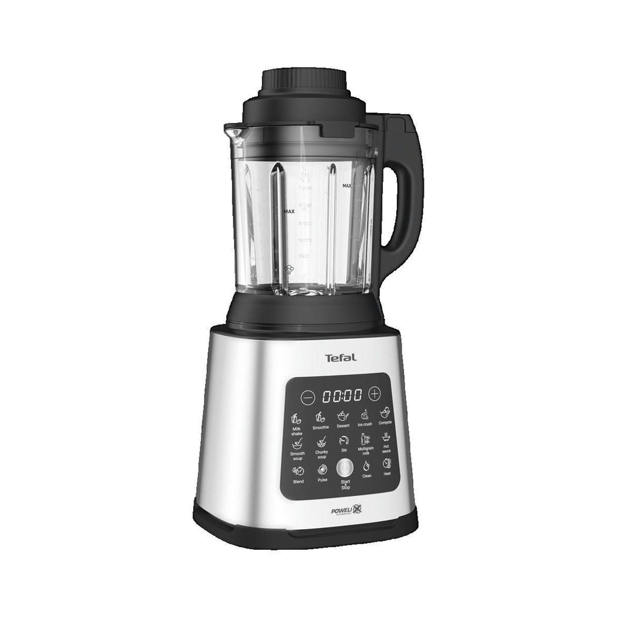 Voir la diapositive 2 : TEFAL Mixeur multifonction Tefal Perfectmix Cook BL83SD noir et acier inoxydable