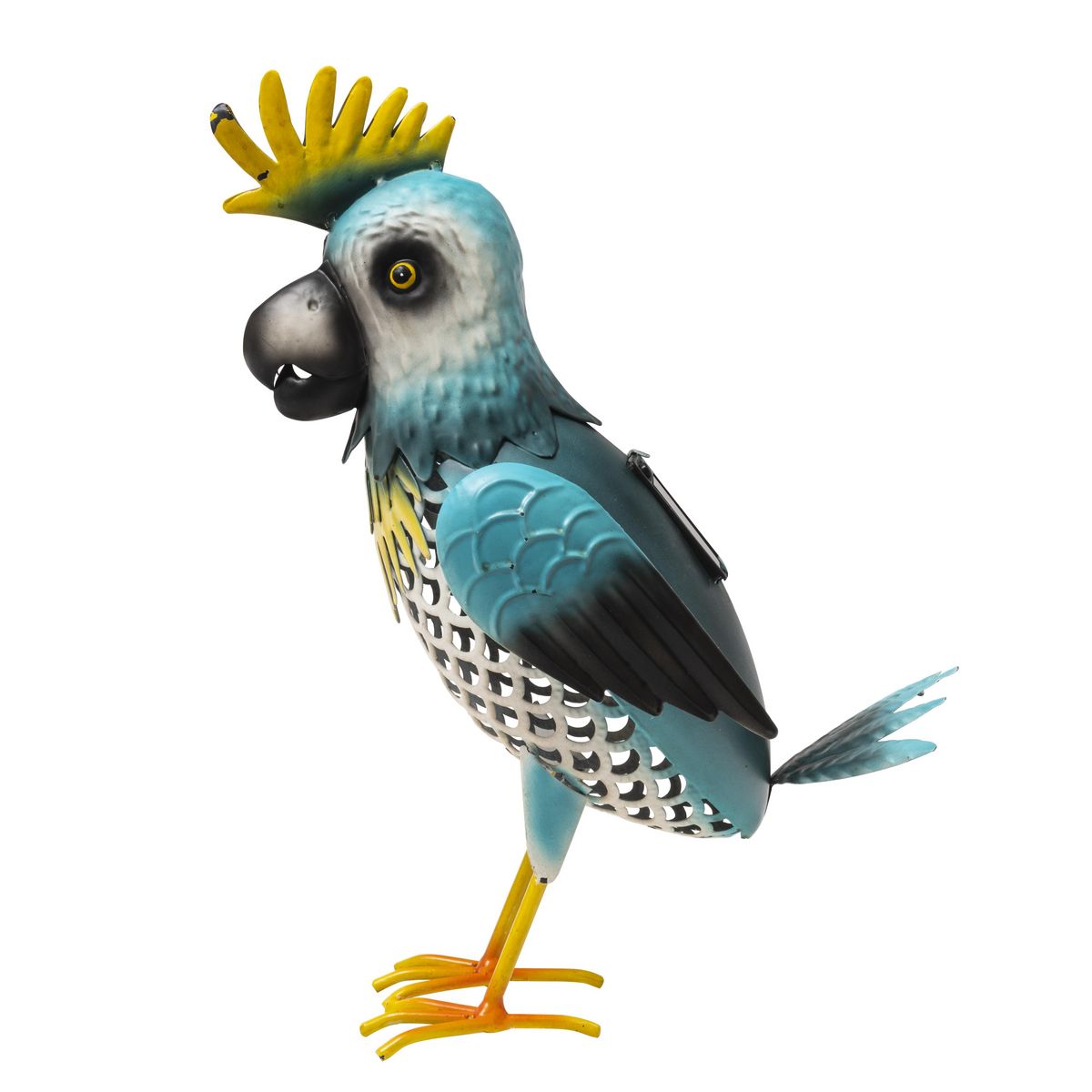  Perroquet à crête solaire 1 LED couleur