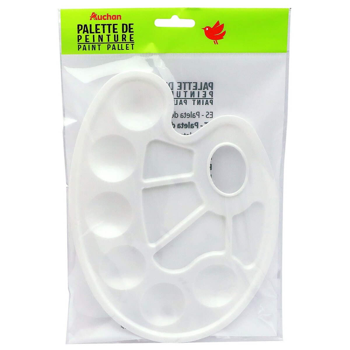 AUCHAN Palette ovale 10 alvéoles