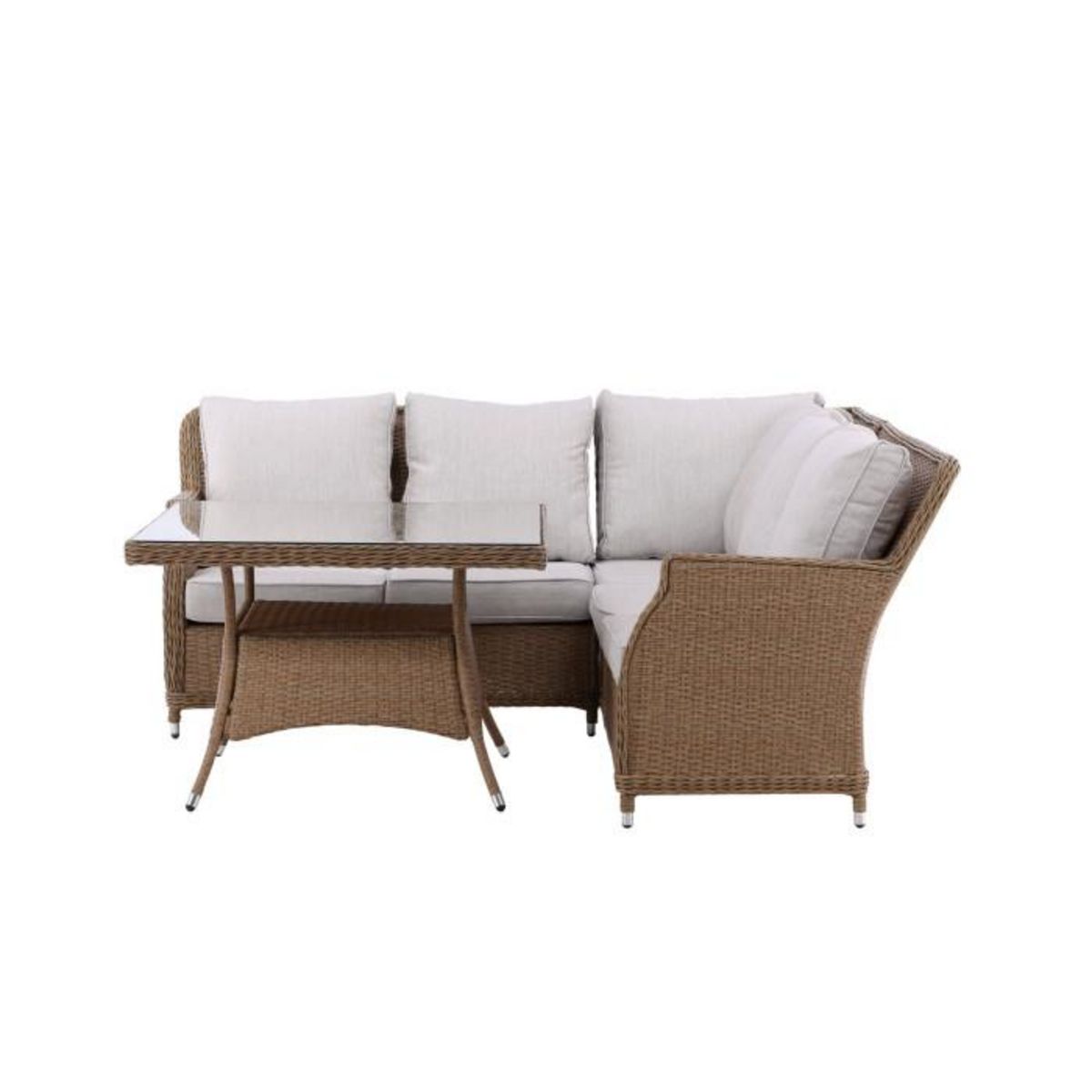 Paris Prix Salon d'Angle de Jardin  Vikelund  204cm Naturel