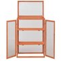 Voir la diapositive 4 : VIDAXL Serre Bois 75x47x109 cm