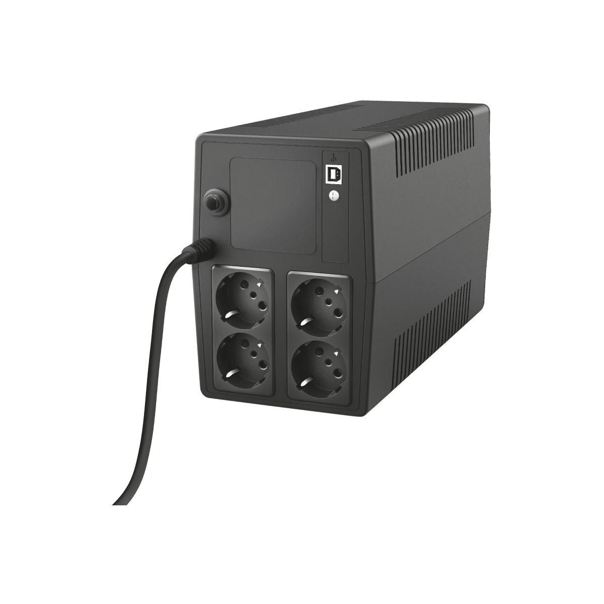 Trust Onduleur Paxxon 1000 VA 4 prises