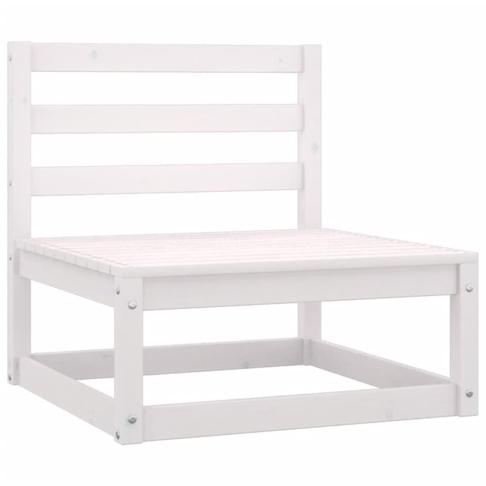 Voir la diapositive 5 : VIDAXL Salon de jardin 6 pcs avec coussins Bois de pin massif