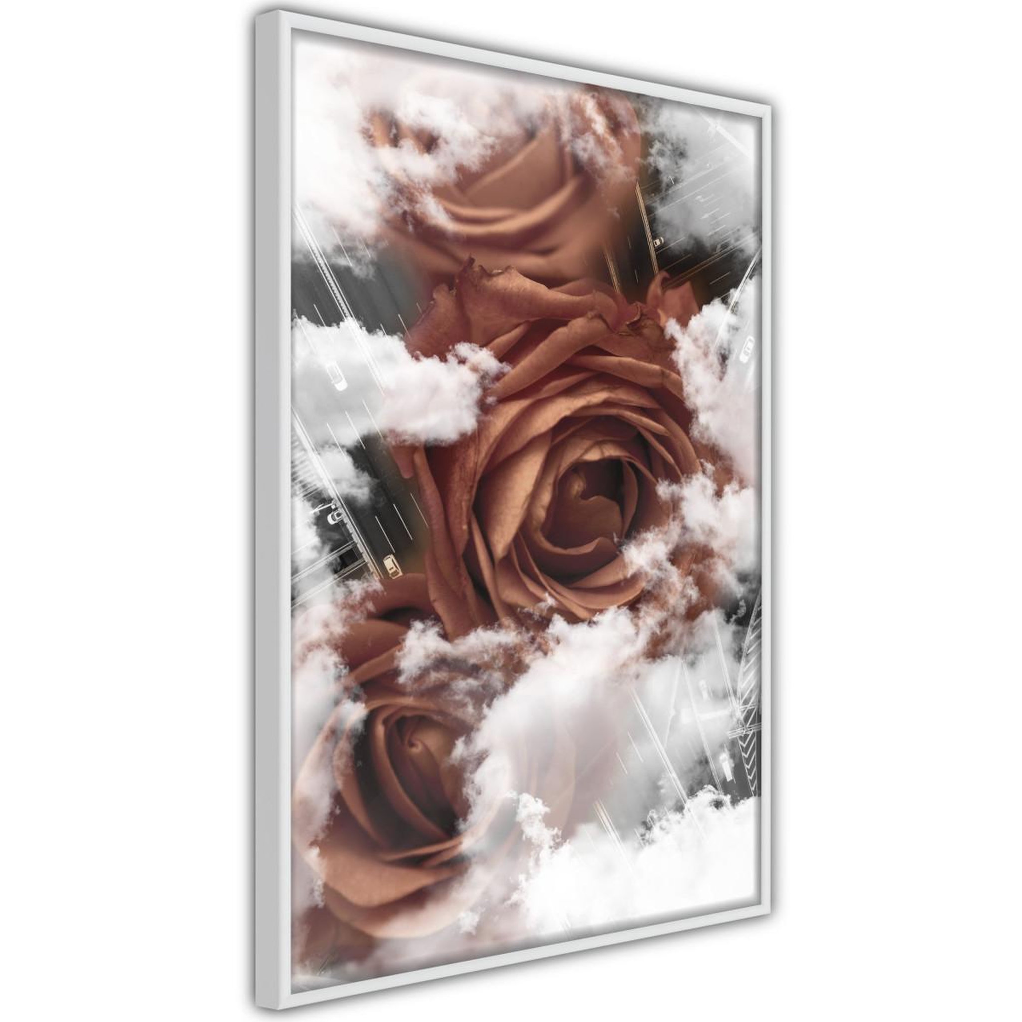 Paris Prix Affiche Murale Encadrée  Heavenly Roses