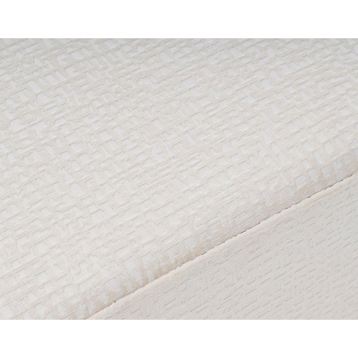 BEST MOBILIER Topaze - pouf - en tissu velours relief