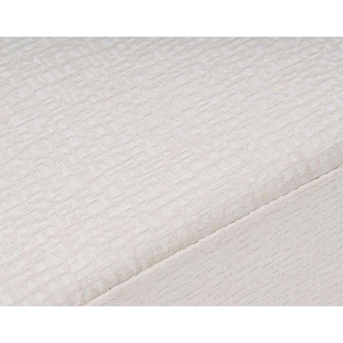 BEST MOBILIER Topaze - pouf - en tissu velours relief