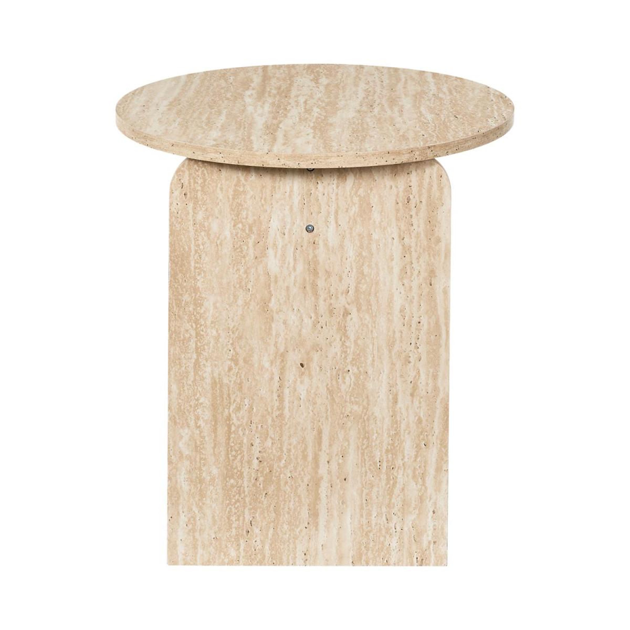 Voir la diapositive 6 : The Home Deco Factory Table d'appoint design  pietra  45cm beige