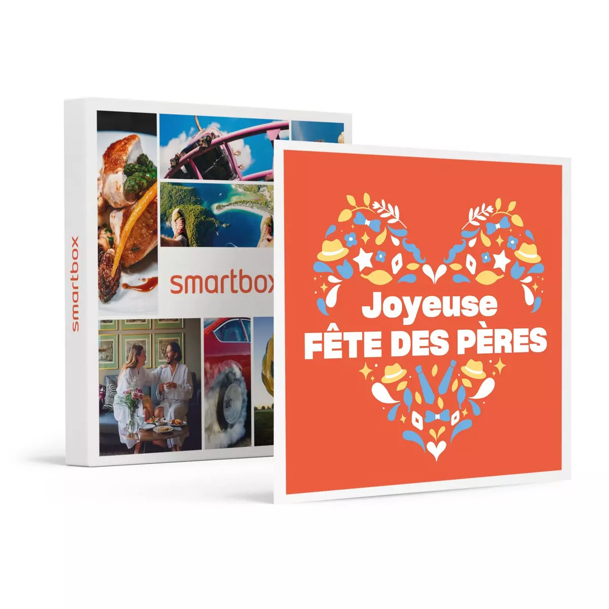 Smartbox Coffret cadeau Fête des Pères : une activité gourmande, relaxante ou sportive pour 1 ou 2 personnes - Coffret Cadeau Multi-thèmes