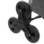 Voir la diapositive 2 : ATMOSPHERA Chariot de shopping 6 roues métal nomade gris