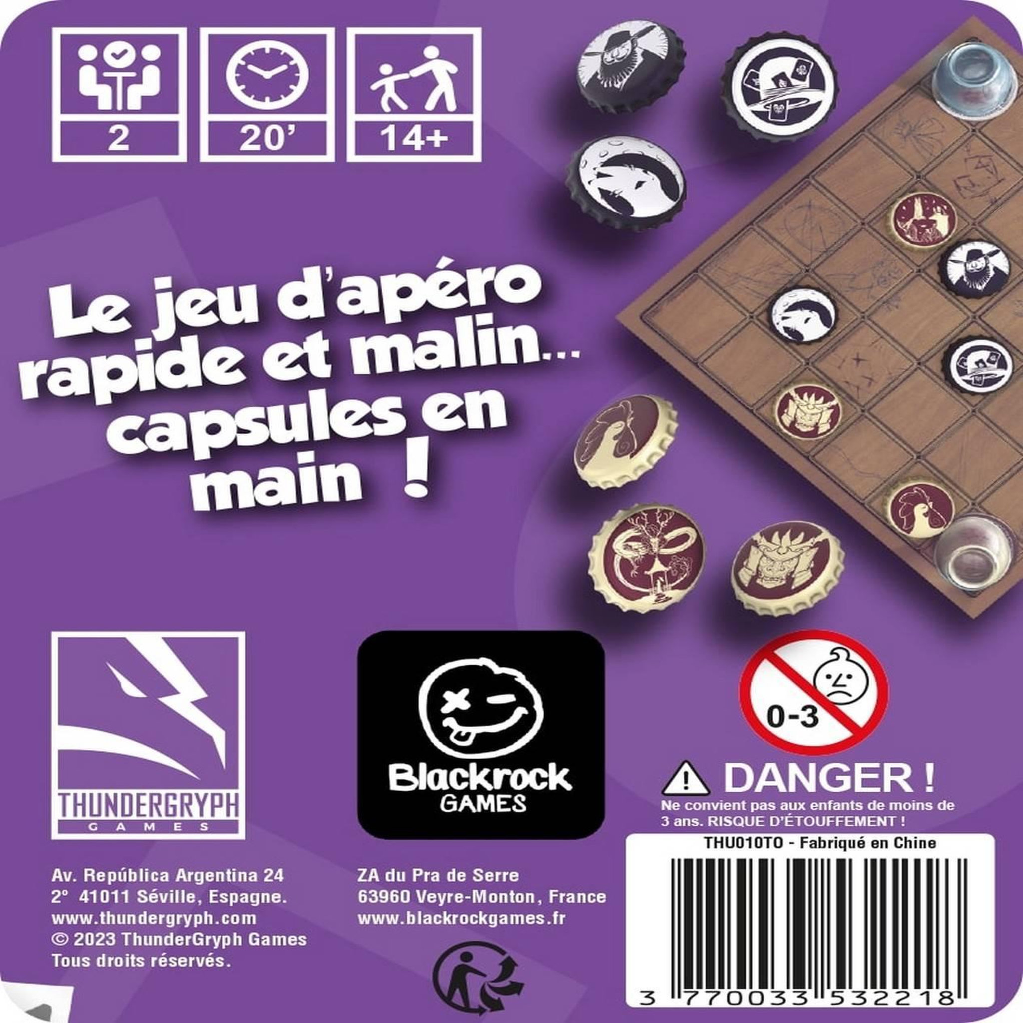 Voir la diapositive 4 : Jeu de stratégie Thundergryph Top Cap