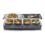 Voir la diapositive 5 : SEVERIN Raclette Gril SEVERIN - RG2376 - 8 personnes - Pierre de Cuisson Naturelle et Plaque Réversible Antiadhésive - Thermostat rég