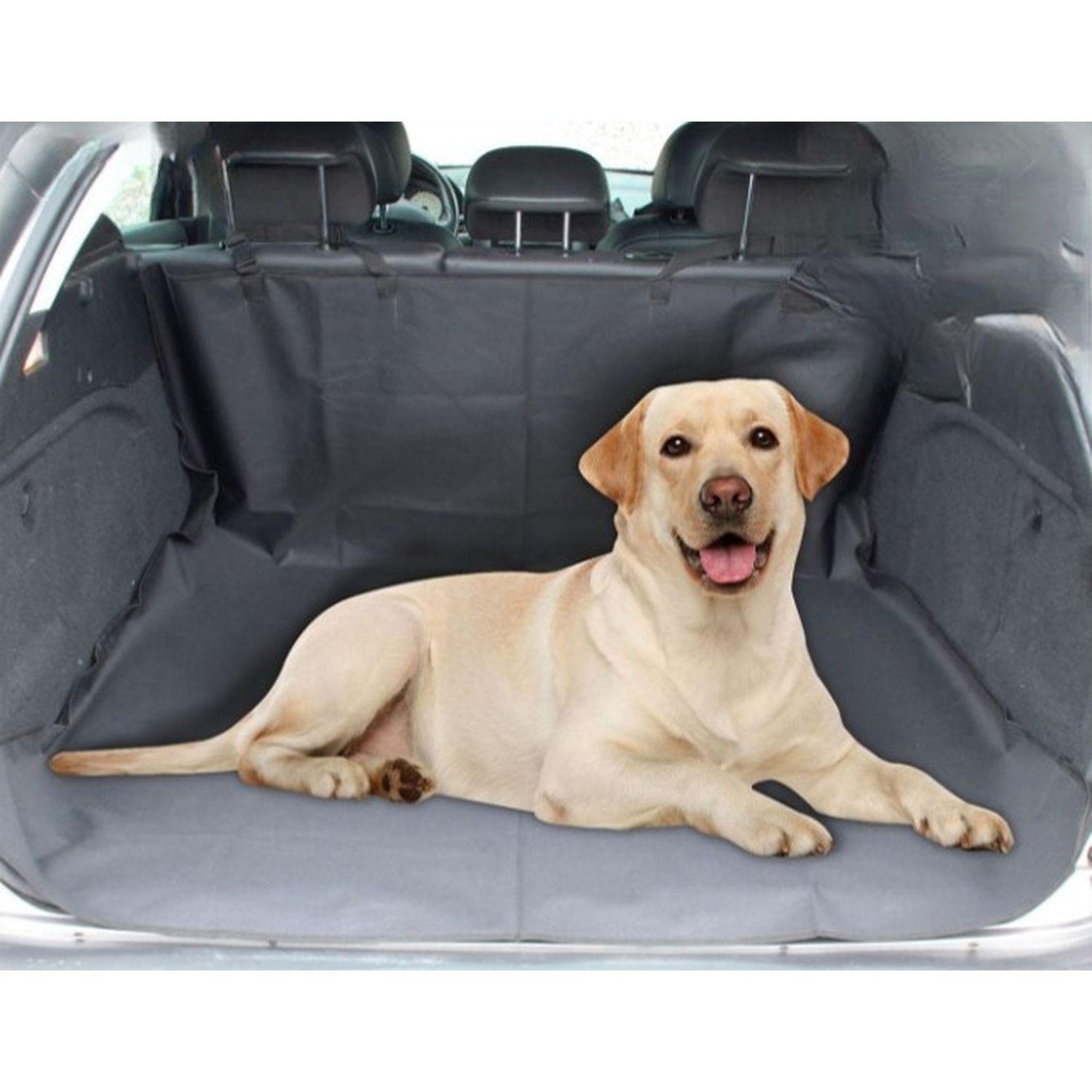 FORNORD Protection de coffre de voiture pour chien poppy - noir